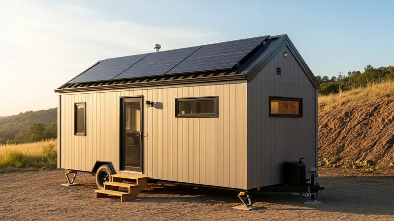 Technologies solaires pour maisons tiny